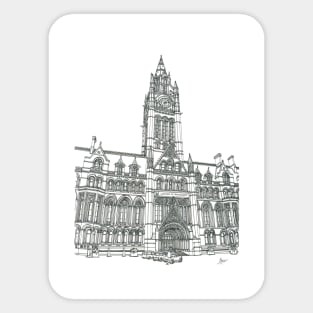 Manchester Town Hall Sticker